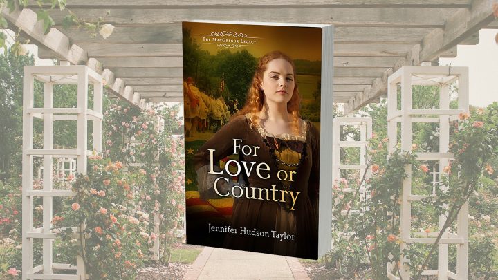 For Love or Country on Floral Background